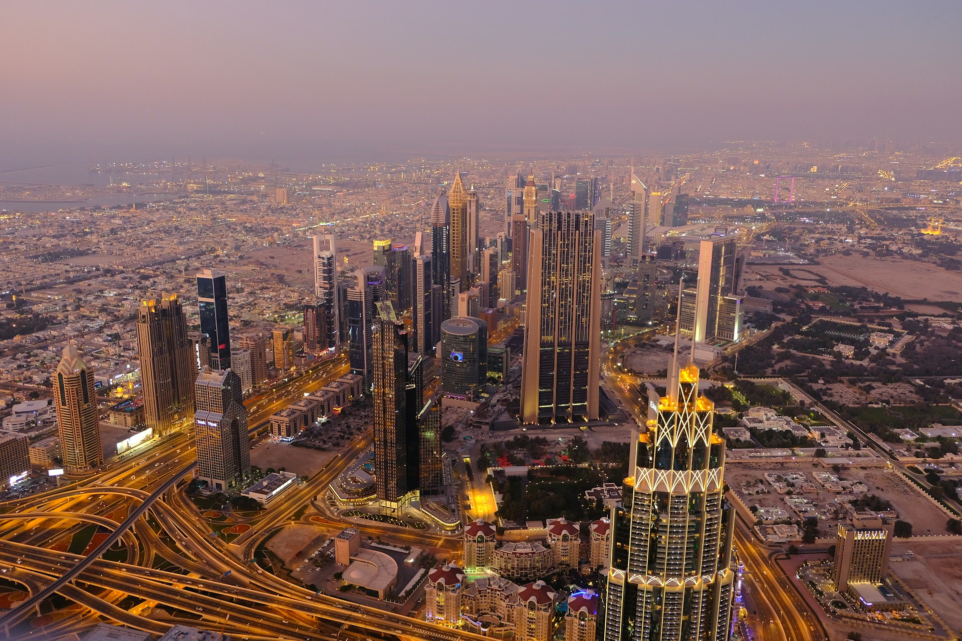 bird's eye view of cityscape