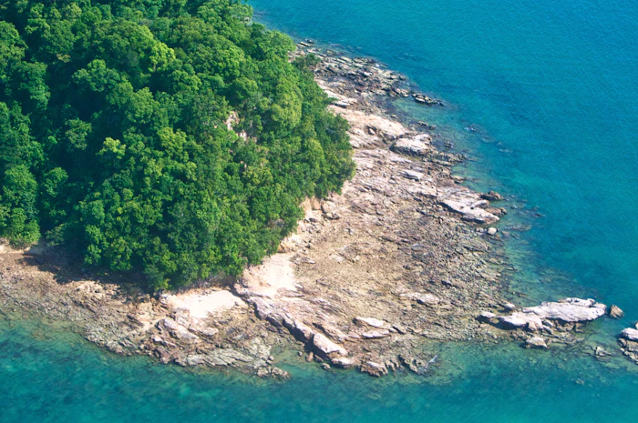 Langkawi island seen from above