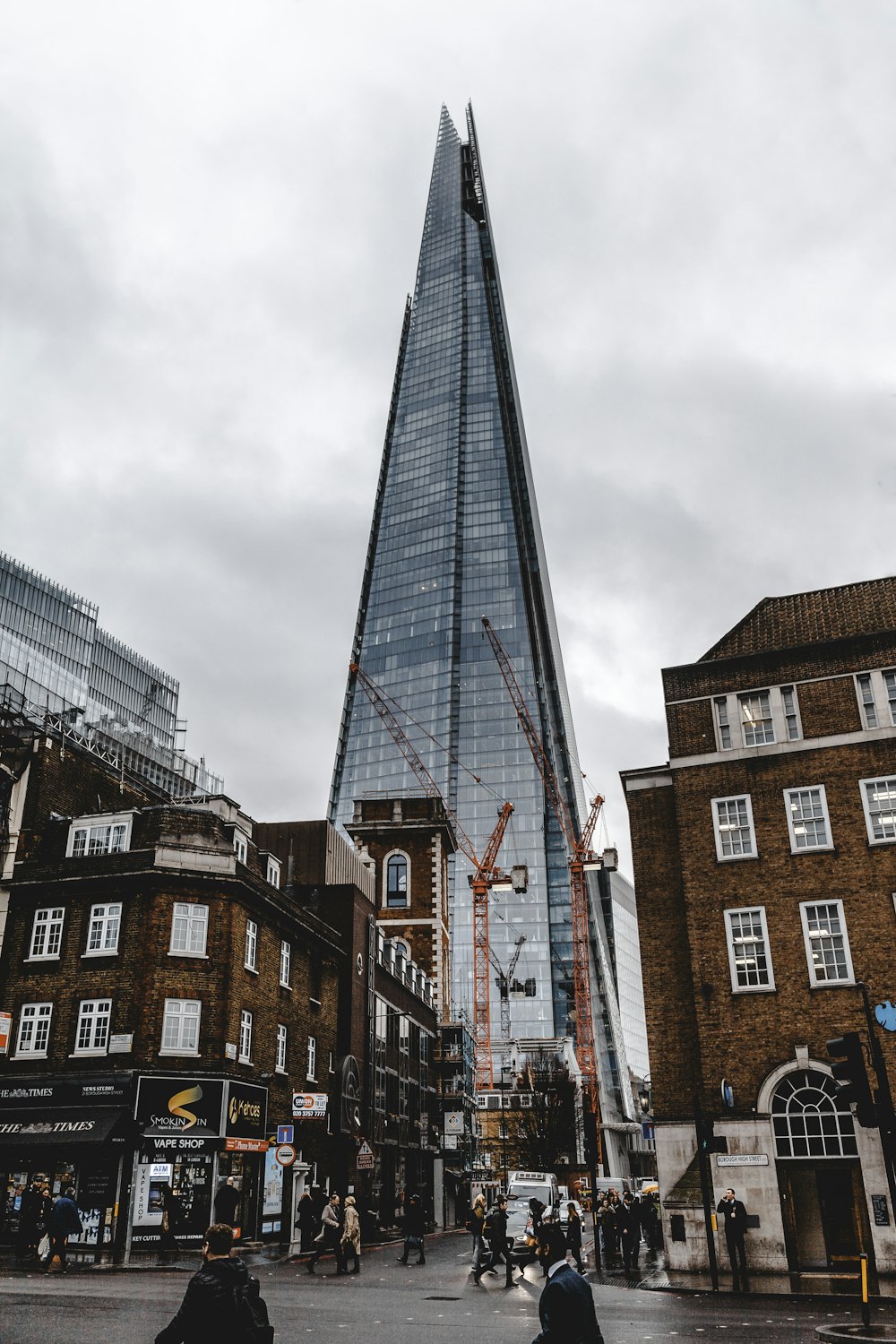 low angle photography of curtain building during daytime