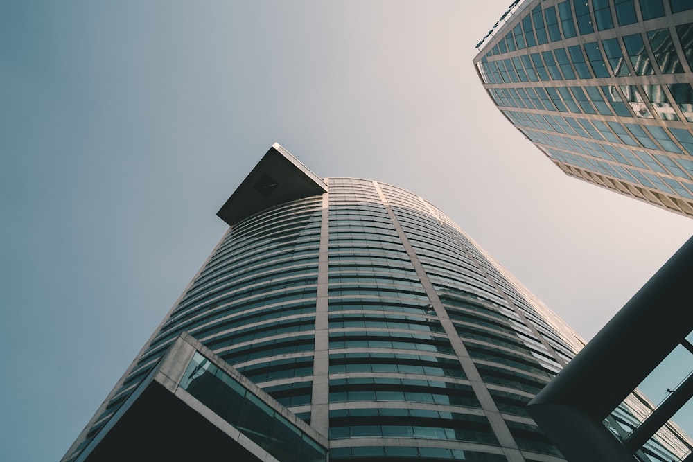 low angle photography of building