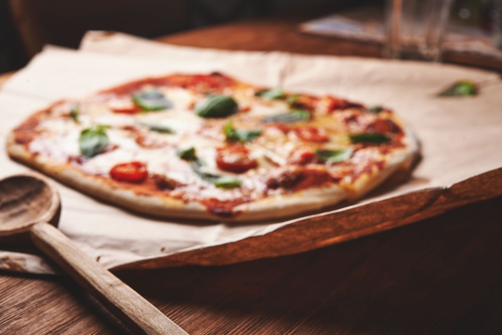 classic pizza on table