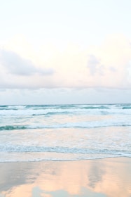 A serene beach view symbolizing peace and reflection.