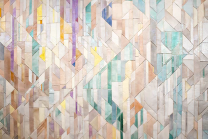 beige and multicolored surface