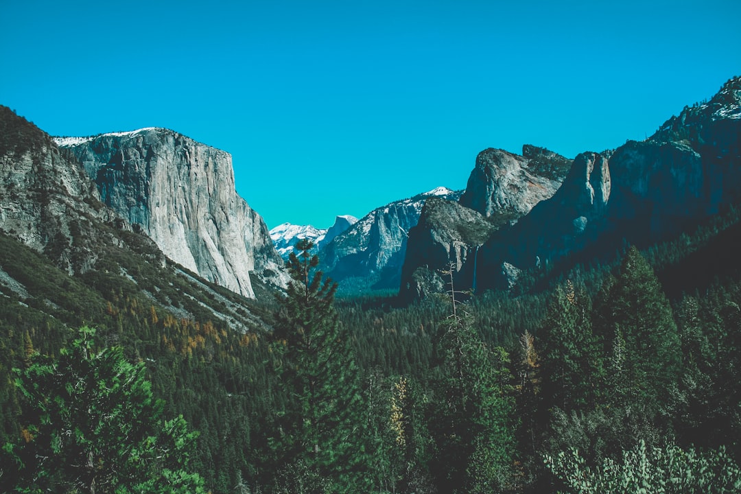 landscape photography of mountain,