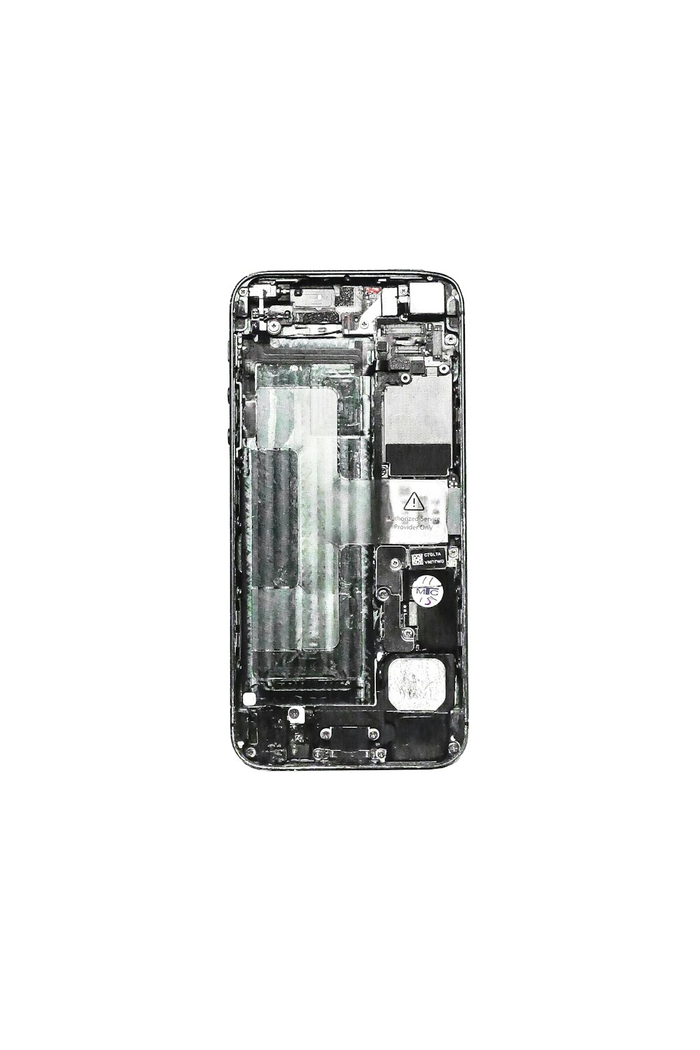 smartphone Android noir sur surface blanche