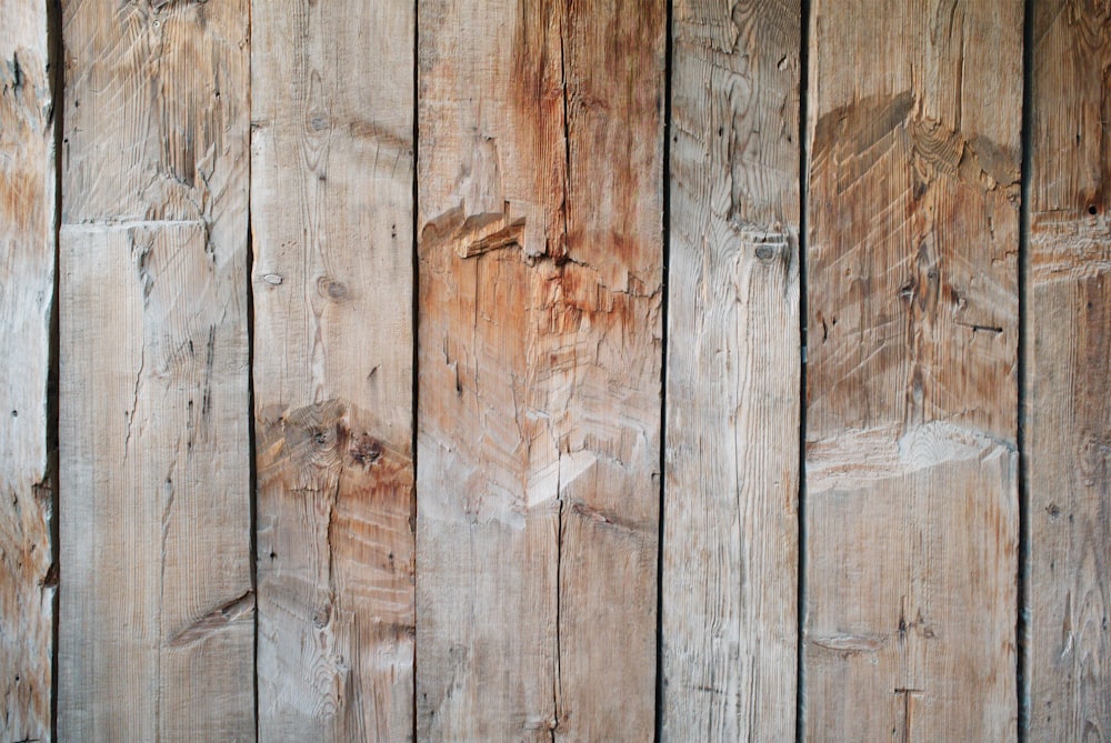 Foto de primer plano del panel de madera