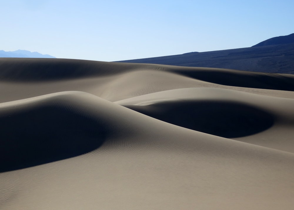 landscape photography of desert