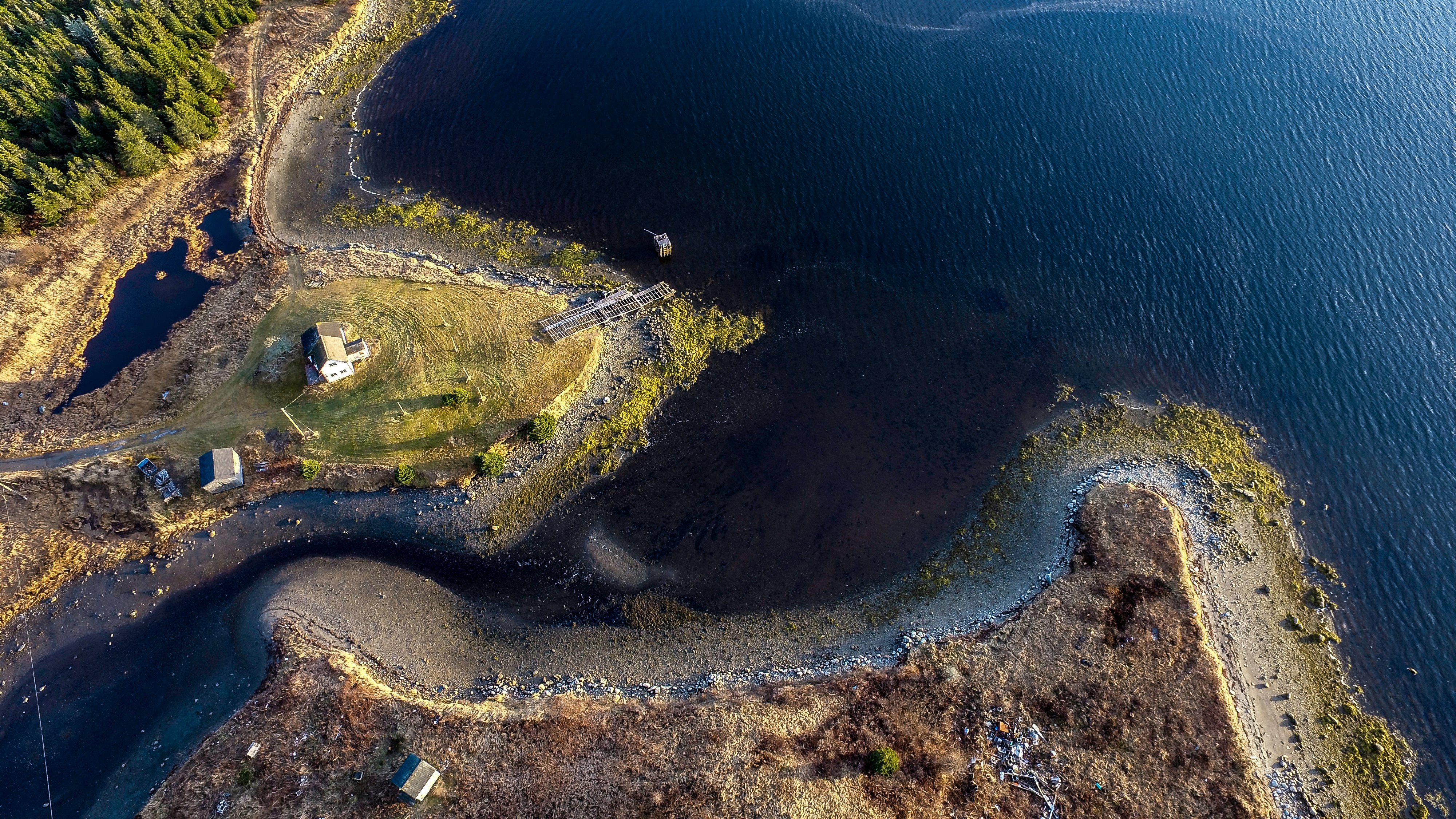 aerial photography of island near body of water