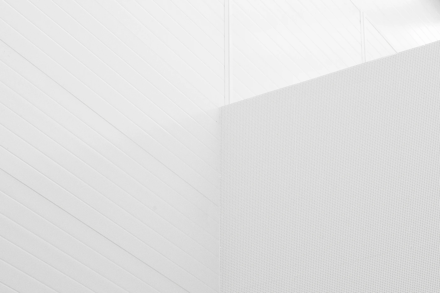 A simple white interior