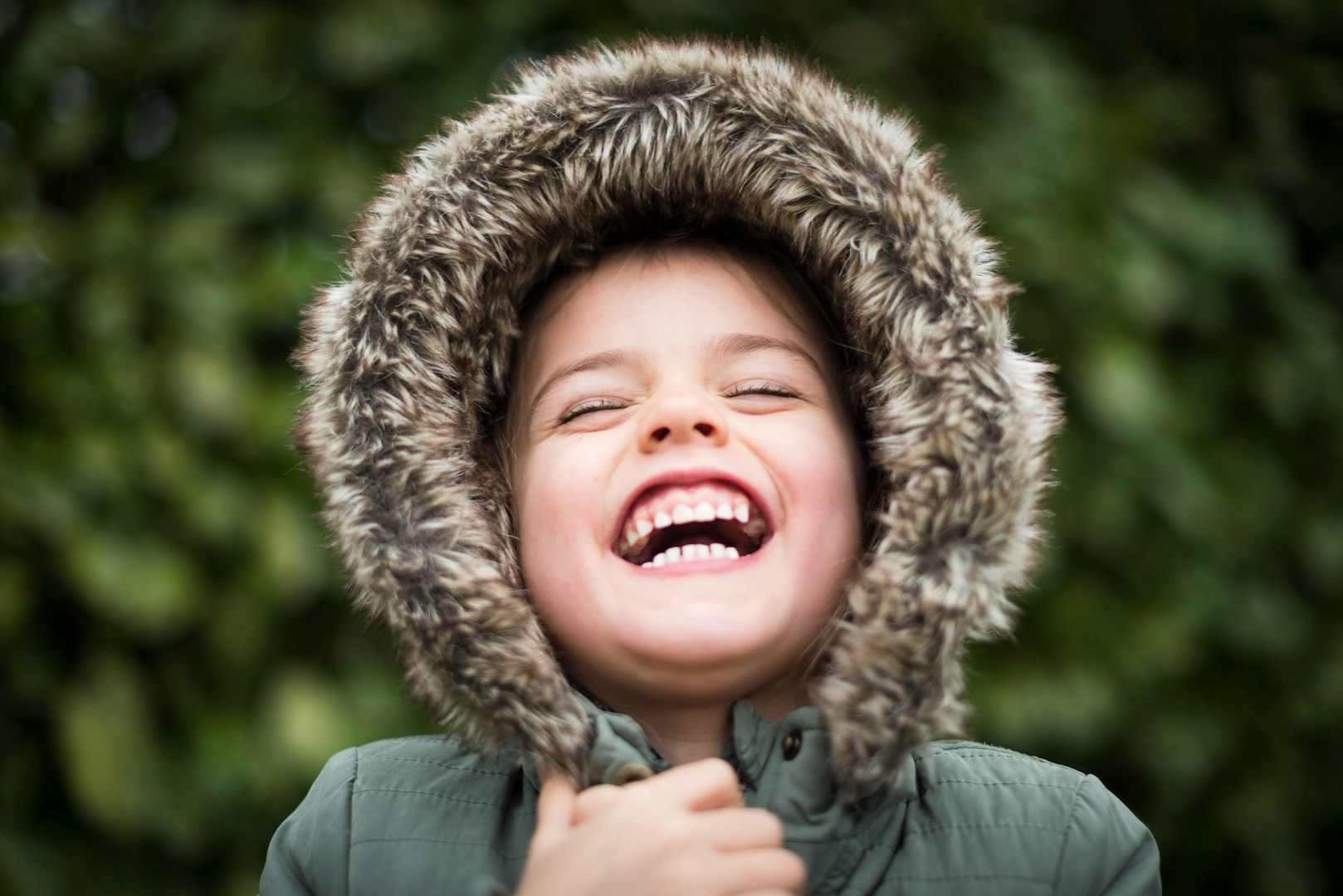 Oral Care Routine smiling child