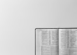 white printed paper
