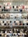 A multi-level clothing store interior featuring numerous shelves and mannequins displaying various garments. Clothes of different colors, including shirts, sweaters, and jackets, are arranged neatly. The store has bright lighting, and there are shoppers visible in some sections.