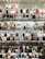 A multi-level clothing store interior featuring numerous shelves and mannequins displaying various garments. Clothes of different colors, including shirts, sweaters, and jackets, are arranged neatly. The store has bright lighting, and there are shoppers visible in some sections.