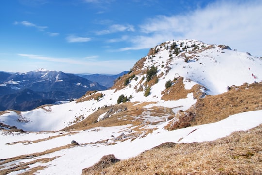 snow-capped mountain in Ratitovec Slovenia