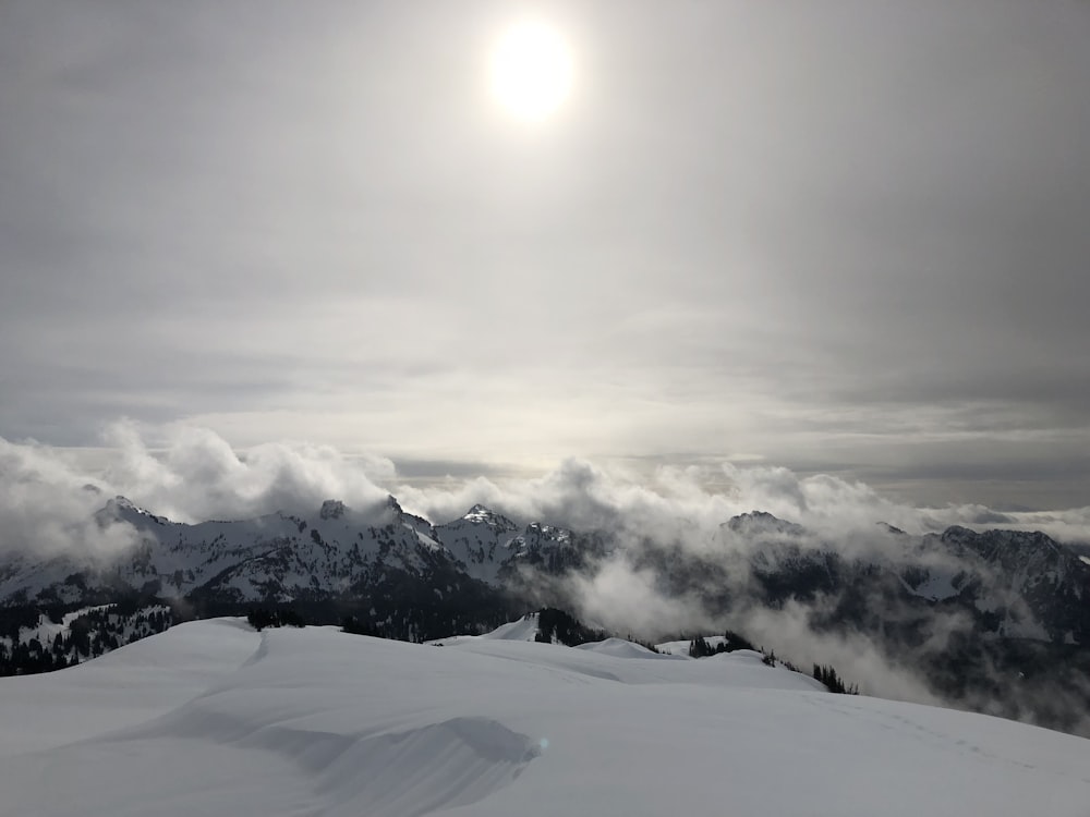 snow-capped mountain