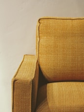 brown fabric sofa
