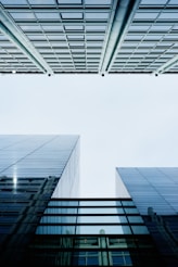 worm's-eye view of buildings