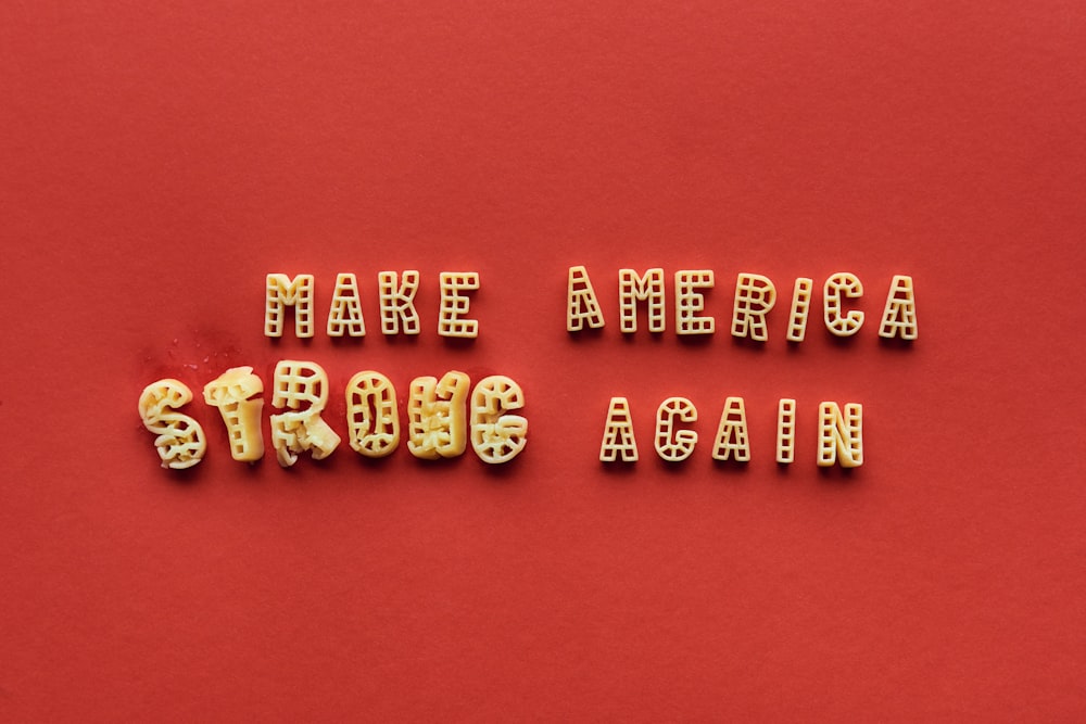 Make America Strong Again poster