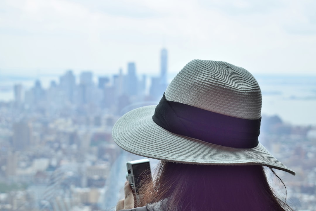 person wearing hat