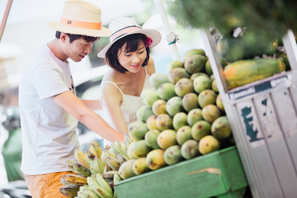 woman picking fruits