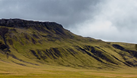 landscape photography of mountain during daytime in Lundarreykjadalur Iceland