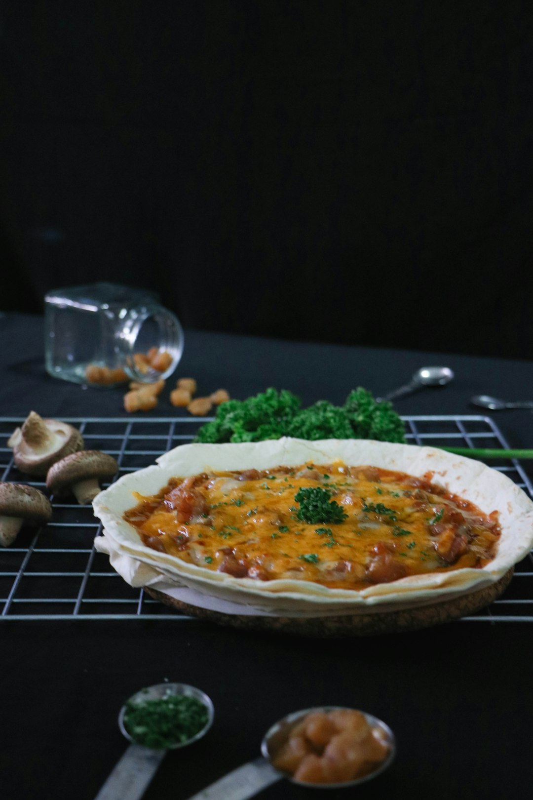 cooked food on bowl