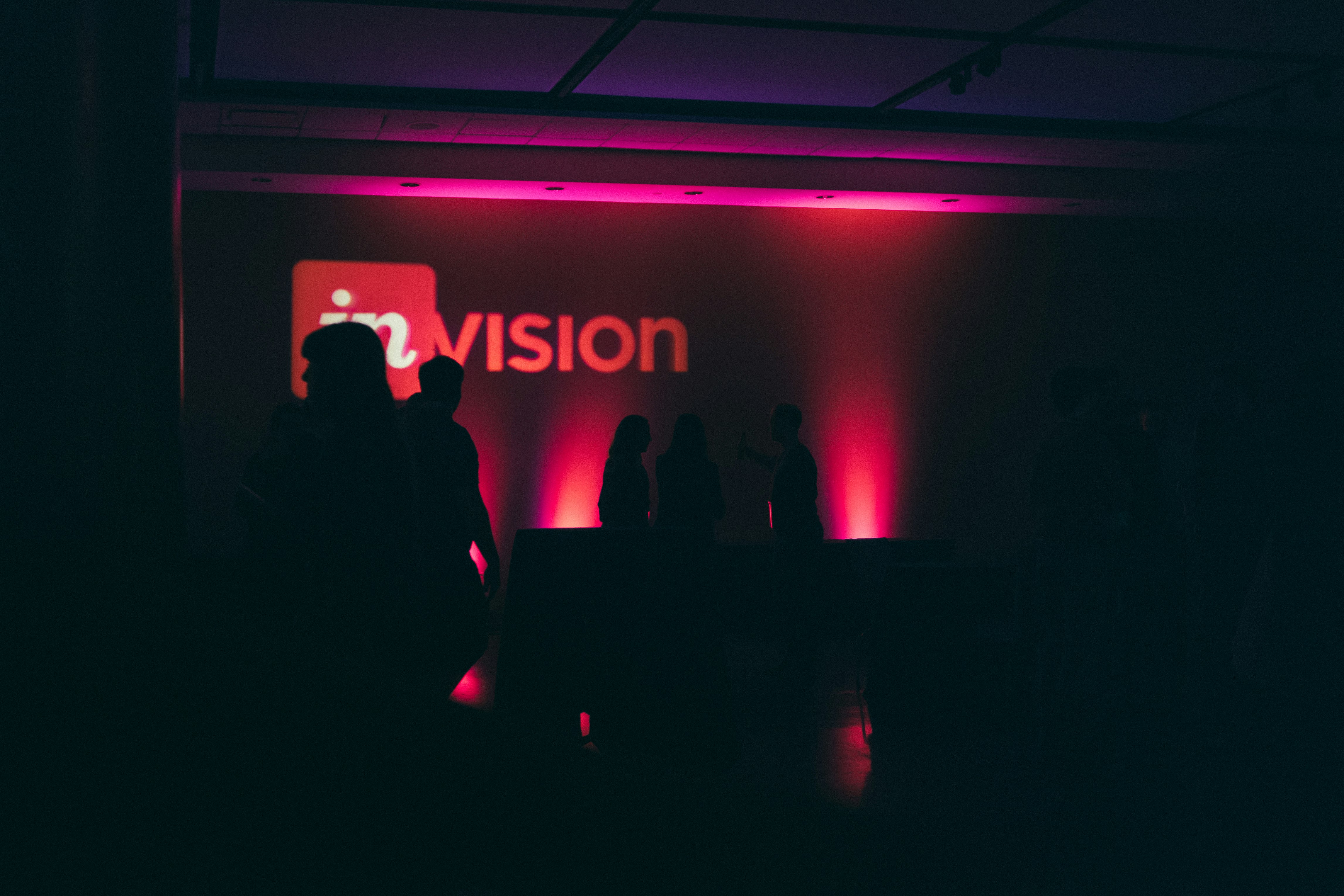 Invision hosted a dinner + drinks event in LA at the Annex, the lighting was really cool.