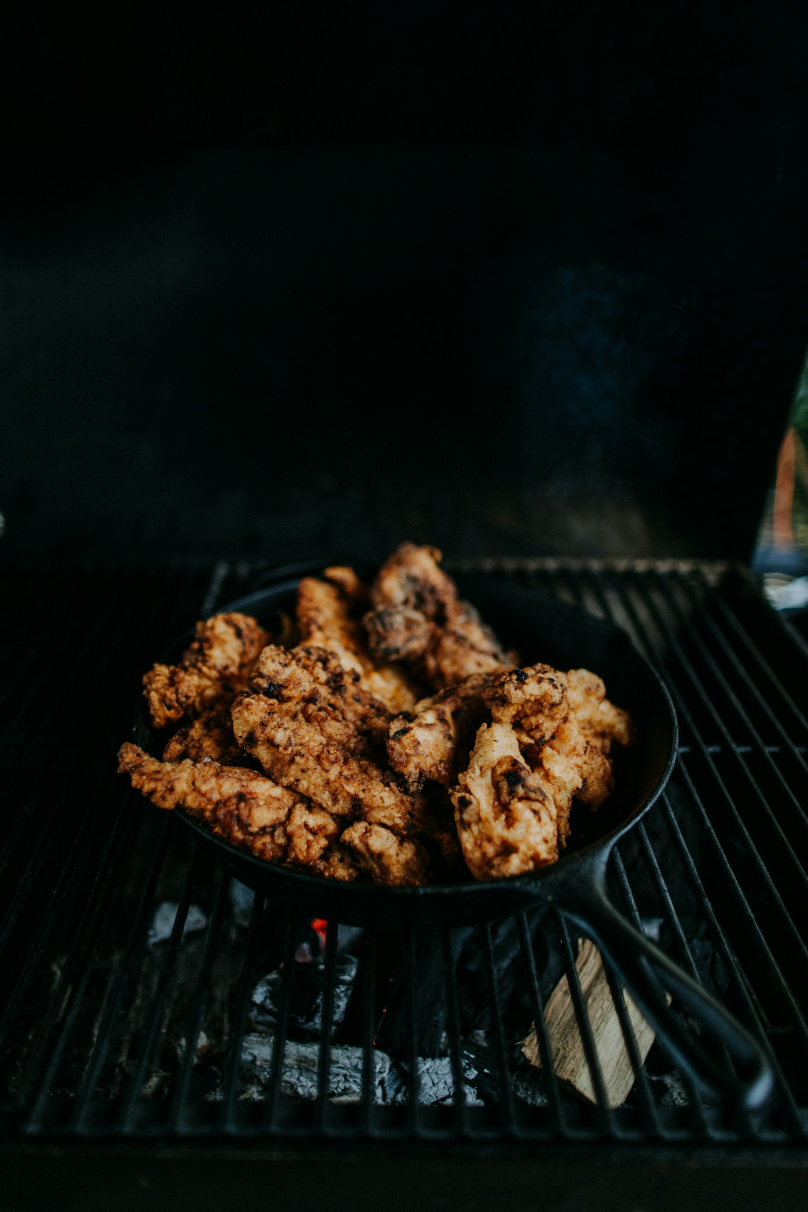 Canon EOS 6D + Canon EF 24mm F1.4L II USM sample photo. Fried meat in cast photography