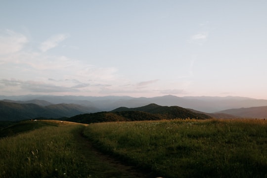 landscape photography of mountains in Max Patch United States