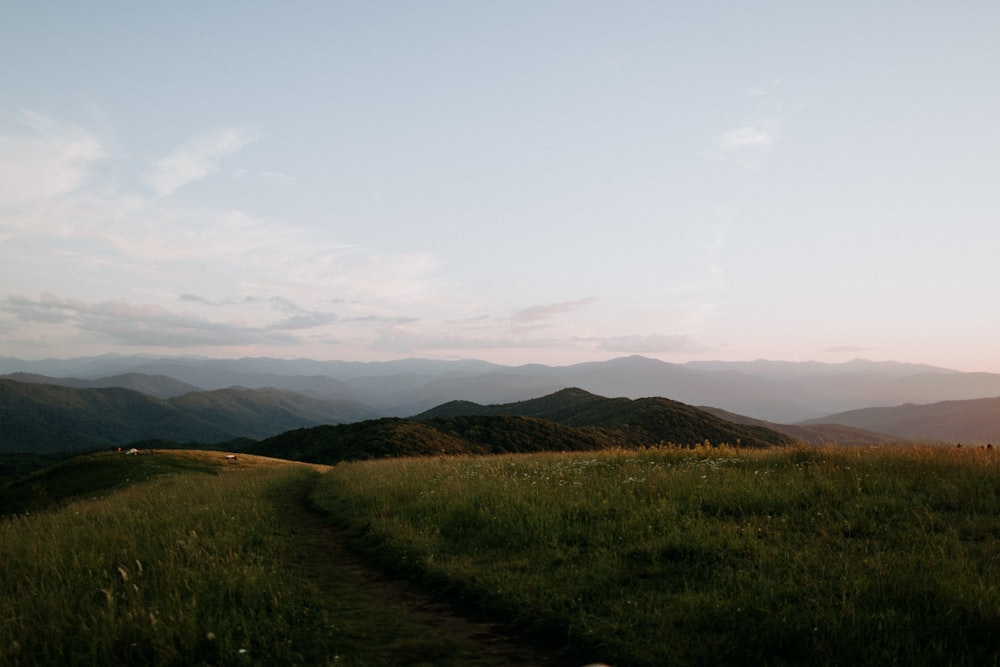 landscape photography of mountains