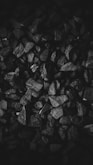 grayscale photo of stone