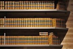 brown hardbound books