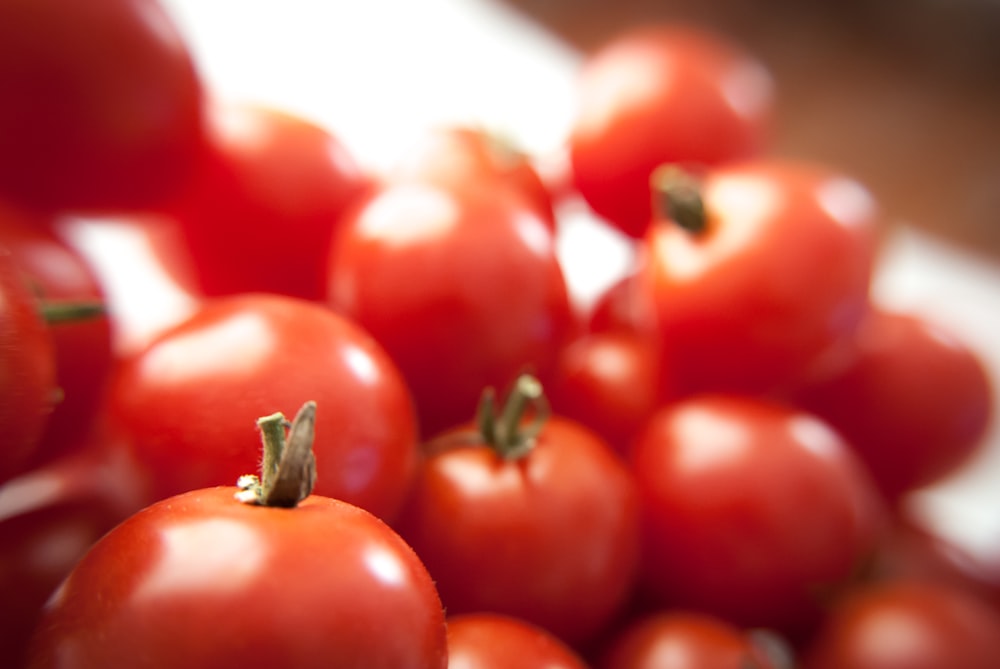 shallow focus photography of tomatoes