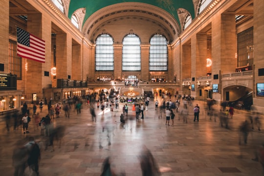 people in museum in Grand Central Terminal United States