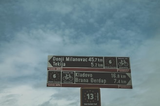 Donji Milanovac signage