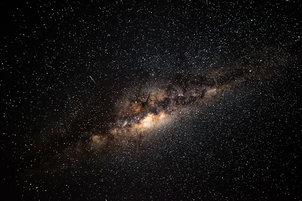 Hazy winter night image