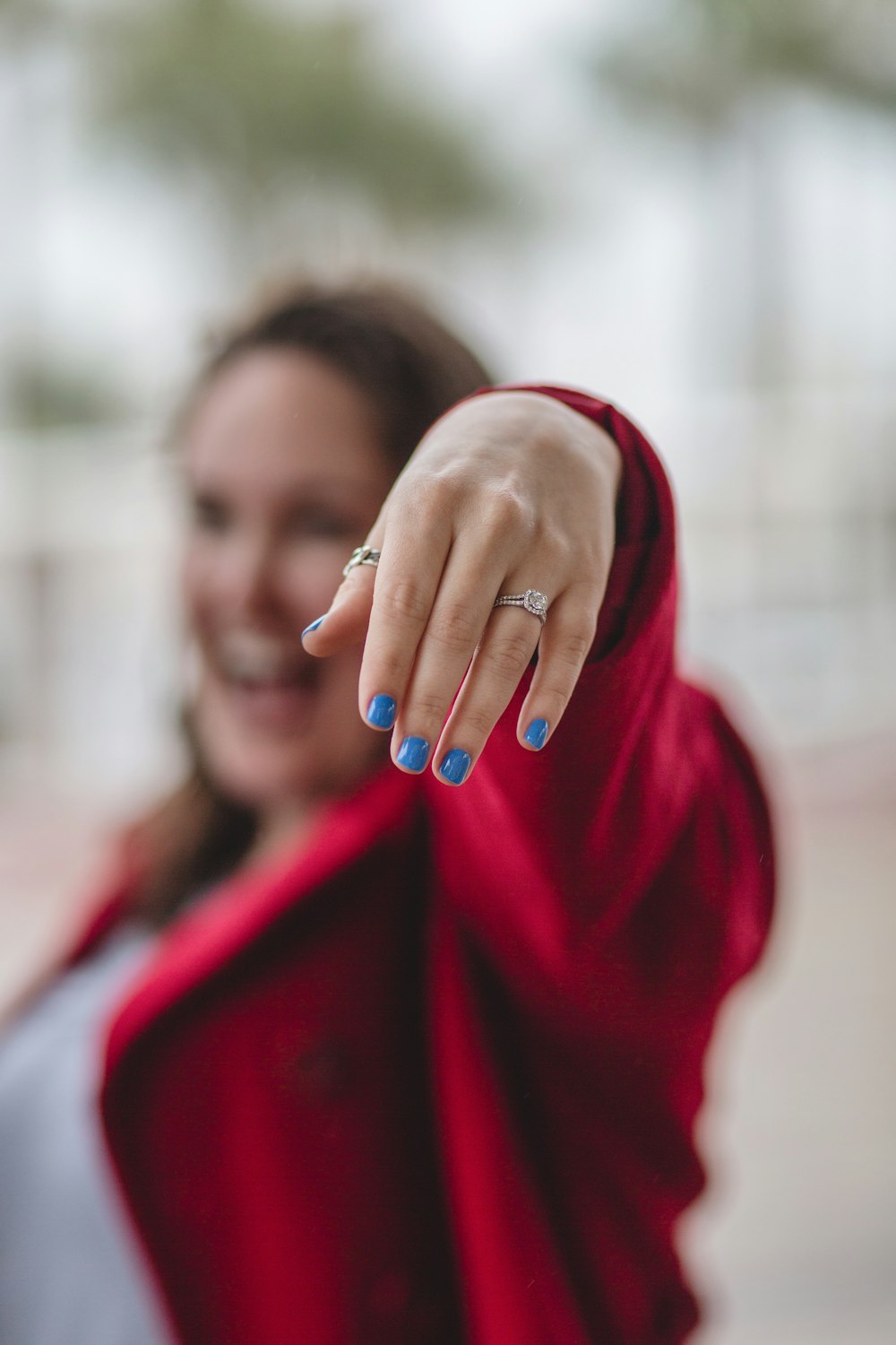 gold-colored ring