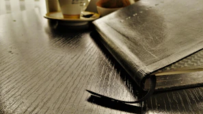 A sleek leather-bound notebook and pen set, perfect for jotting down picks and insights during the game.