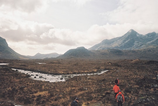 people walking on hill in Sligachan United Kingdom