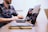 man sitting in front of laptop