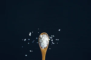 Bowl of flaky sea salt