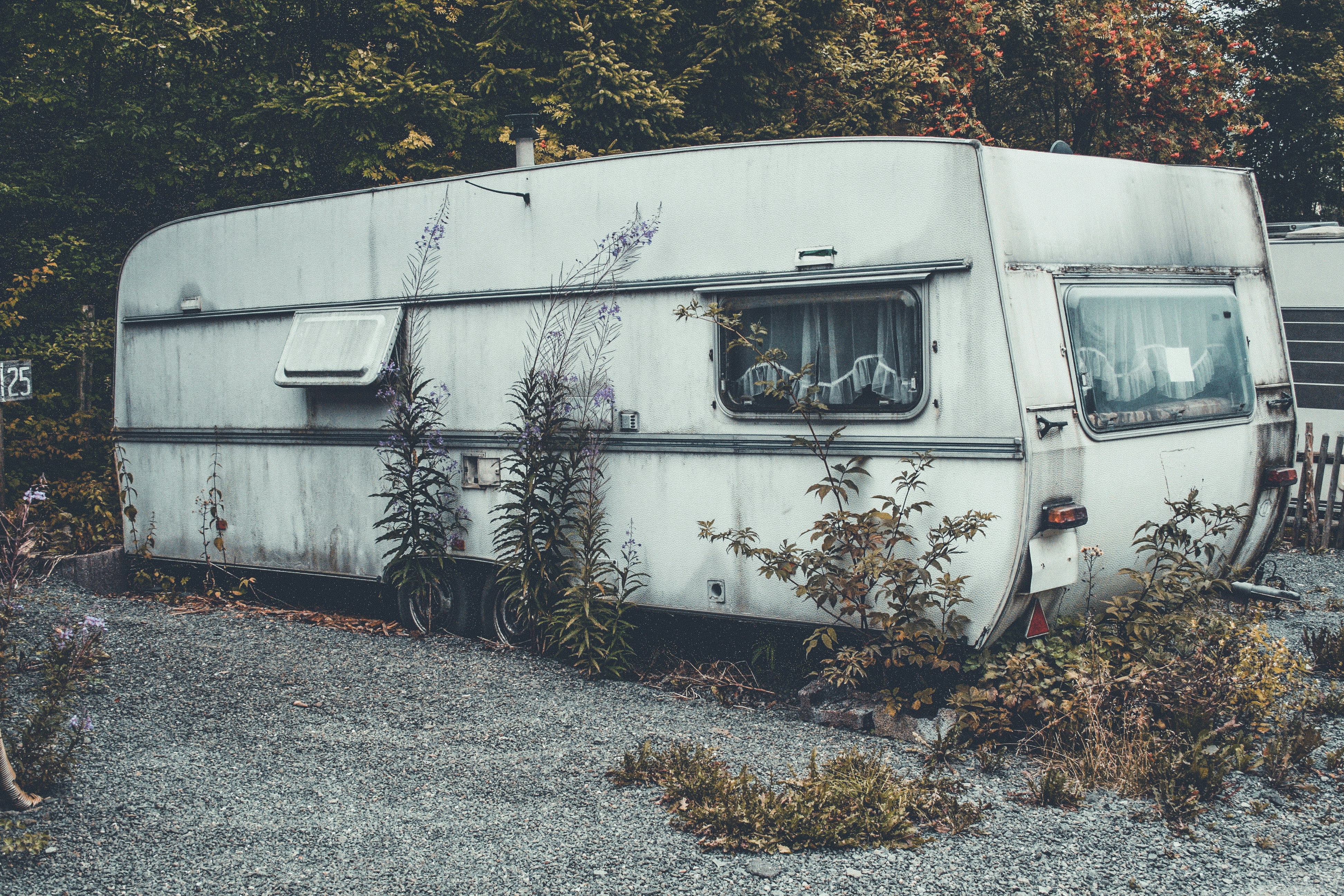house trailer - abandoned property