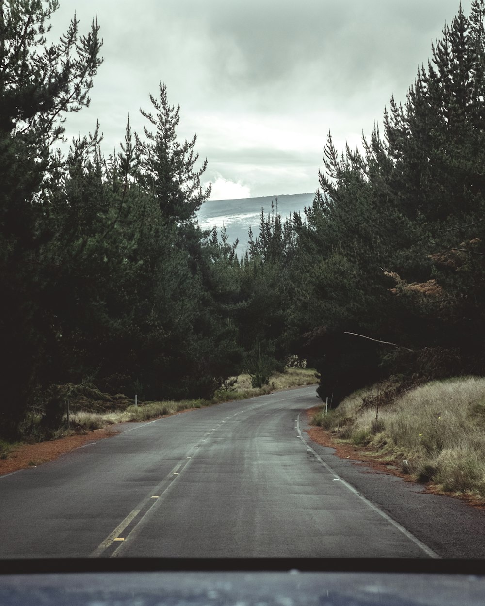 landscape photo of concrete road