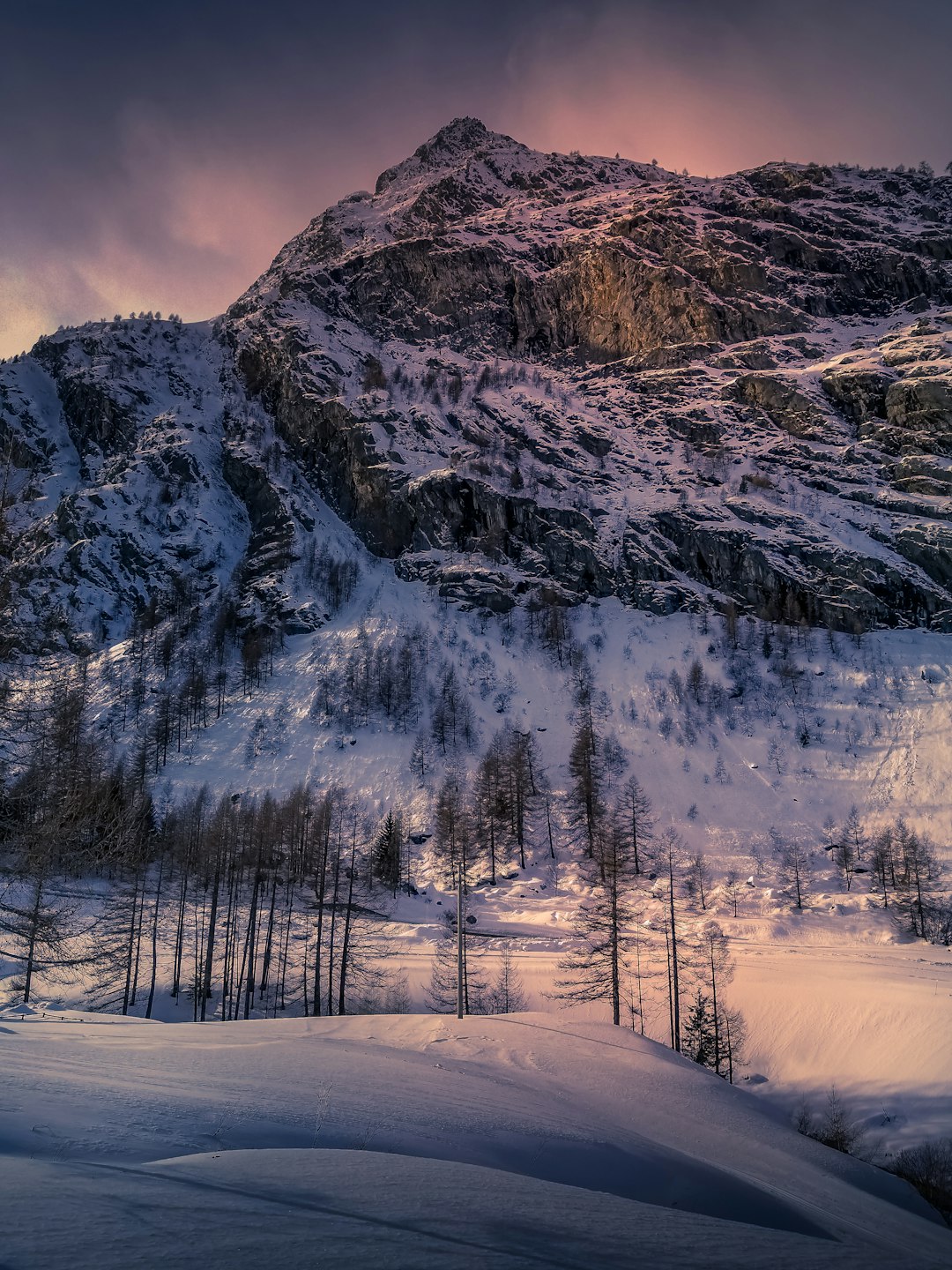 photo of Valgrisenche Mountain range near Gran Paradiso Alps