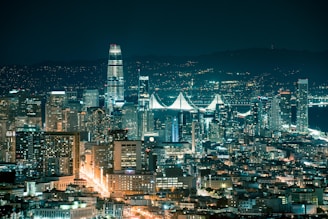 aerial photography of high-rise buildings