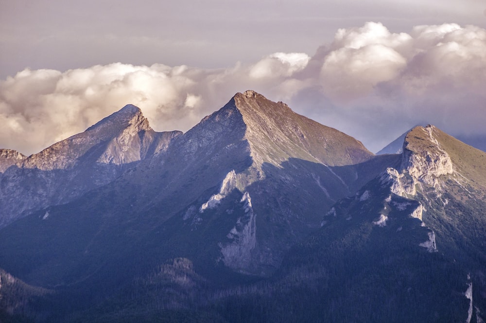 snow-capped mountain during daytime