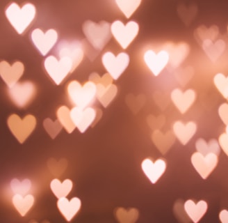 heart bokeh light