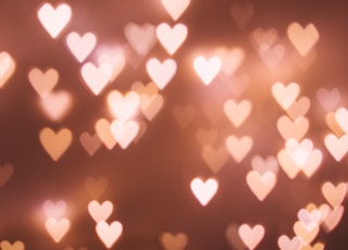 heart bokeh light