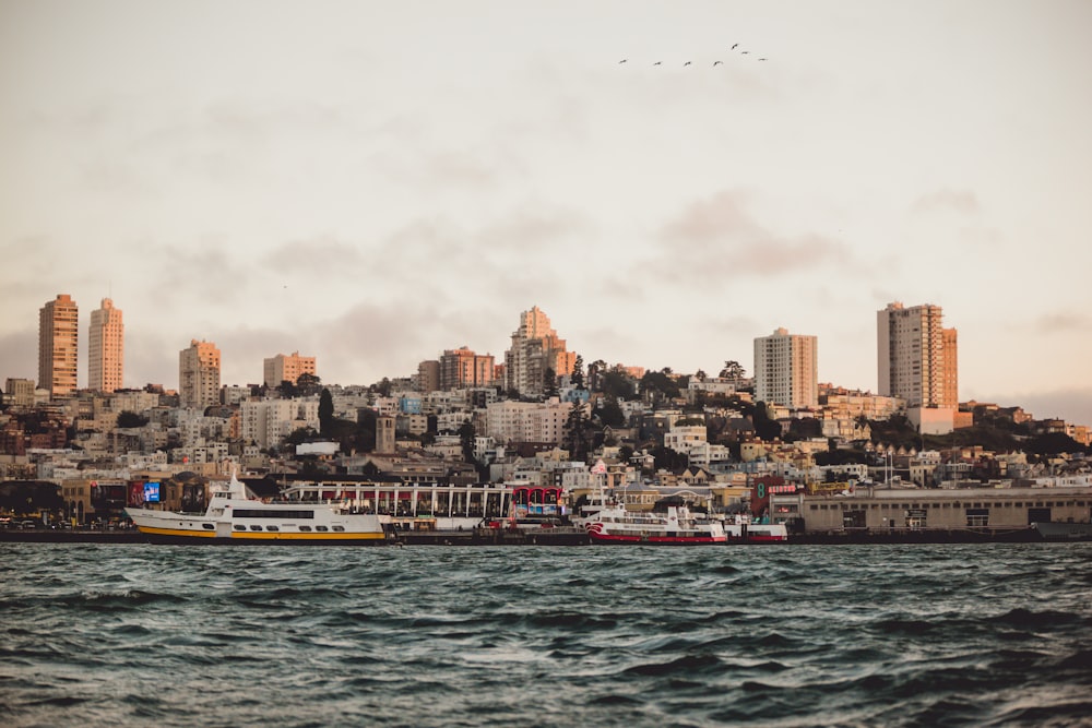 city skyline across body of water during daytime