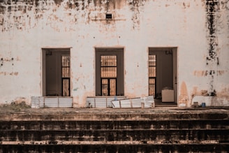 three opened doors
